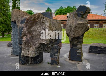 Tornakalns Deportation Memorial in Riga, Lettland Stockfoto