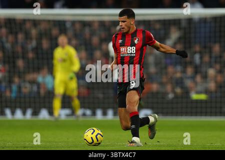 Dominic Solanke von Bournemouth während des Spiels der Barclays Premier League zwischen Tottenham Hotspur und Bournemouth im Tottenham Hotspur Stadium in London. Am 30. November 2019. (Foto von AFS/Espa-Images)(Credit Image: &Copy; ESPA Photo Agency/CSM via ZUMA Wire) Stockfoto