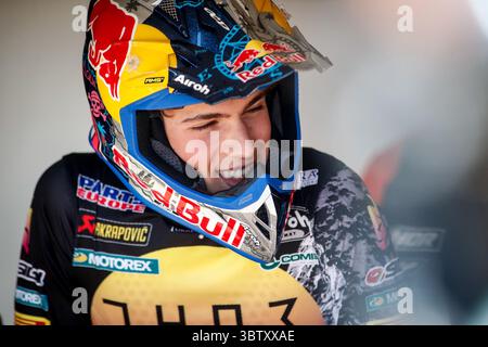 11. Oktober 2020, Arroyomolinos, MADRID, SPANIEN: Jorge Prado os Spain in Aktion während der MXGP World Championship, Spanien Grand Prix, gefeiert am 11. oktober 2020 auf der Intu Xanadu Track in Arroyomolinos, Madrid, Spanien. (Bild: © Oscar J. Barroso/AFP7 via ZUMA Wire) Stockfoto