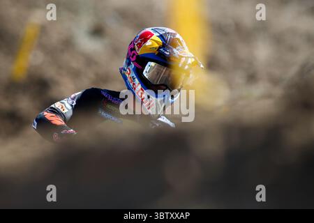 11. Oktober 2020, Arroyomolinos, MADRID, SPANIEN: Jorge Prado os Spain in Aktion während der MXGP World Championship, Spanien Grand Prix, gefeiert am 11. oktober 2020 auf der Intu Xanadu Track in Arroyomolinos, Madrid, Spanien. (Bild: © Oscar J. Barroso/AFP7 via ZUMA Wire) Stockfoto