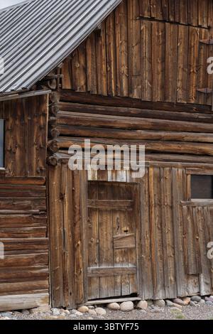 19. September 2020, Grand Teton National Park, Wyoming, Vereinigte Staaten: Detail der alten Scheune auf dem T.A. Moulton Homestead in der Mormon Row im Grand Teton National Park, Wyoming, USA. (Kreditbild: © Jon G. Fuller/VW Pics via ZUMA Wire) Stockfoto