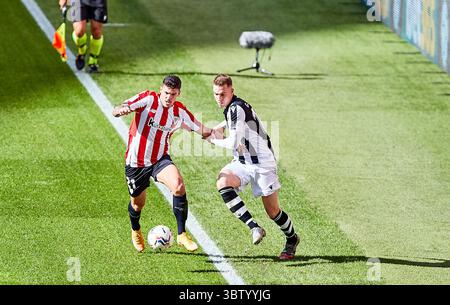 18. Oktober 2020, Bilbao, VIZCAYA, SPANIEN: Anders Capa vom Athletic Club während der spanischen Liga La Liga Santander, Fußballspiel zwischen Athletic Club de Bilbao und Levante UD im San Mames Stadion am 18. Oktober 2020 in Bilbao, Spanien. (Bild: © Inigo Larreina/AFP7 via ZUMA Wire) Stockfoto