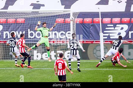 18. Oktober 2020, Bilbao, VIZCAYA, SPANIEN: Koke Vegas von Levante während der spanischen Liga La Liga Santander, Fußballspiel zwischen Athletic Club de Bilbao und Levante UD im San Mames Stadion am 18. Oktober 2020 in Bilbao, Spanien. (Bild: © Inigo Larreina/AFP7 via ZUMA Wire) Stockfoto