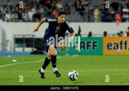 Yongin, Südkorea. Juli 2025. Taichi Hara (JPN) Fußball/Fußball : EAFF E-1 Fußball Meisterschaft 2025 Männer Spiel zwischen Japan und Südkorea im Yongin Mireu Stadium in Yongin, Südkorea . Quelle: AFLO/Alamy Live News Stockfoto
