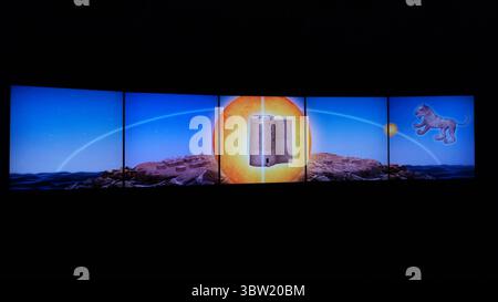 Im Inneren des Maiden Tower. Baku, Aserbaidschan. Stockfoto