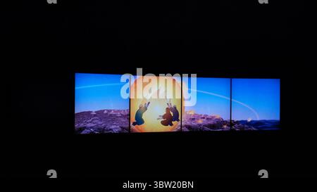 Im Inneren des Maiden Tower. Baku, Aserbaidschan. Stockfoto