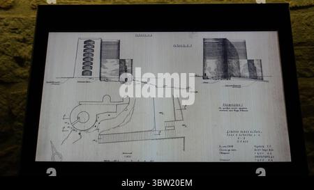 Im Inneren des Maiden Tower. Baku, Aserbaidschan. Stockfoto