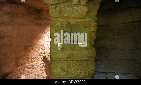 Im Inneren des Maiden Tower. Baku, Aserbaidschan. Stockfoto