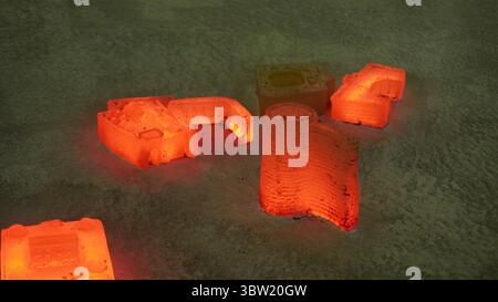 Im Inneren des Maiden Tower. Baku, Aserbaidschan. Stockfoto