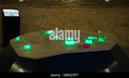 Im Inneren des Maiden Tower. Baku, Aserbaidschan. Stockfoto