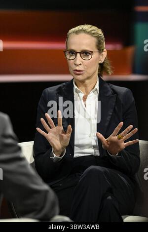 Prof. Frauke Brosius-Gersdorf Juristin 07/25 Ihre Prof. Frauke Brosius-Gersdorf am 15. Juli 2025 in Markus Lanz TV Fernsehen Talkshow Talkshow Talkshow Deutschland deutsch deutsche Frau Schriftstellerin Literatur Autorin Verfassungsrechtlerin Professorin deutsche Rechtsanwältin Fachanwältin Journalistin Journalistin Autorin hoch halb sitzend sprechend gestikuliert *** Prof Frauke Brosius Gersdorf Rechtsanwältin 07 25 ihr Prof Frauke Brosius Gersdorf am 15. Juli 2025 in Markus Lanz TV Talkshow Stockfoto