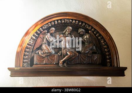 Italien, Sardinien, Sassari – Tempio Pausania, Kirche des Heiligen Kreuzes Stockfoto