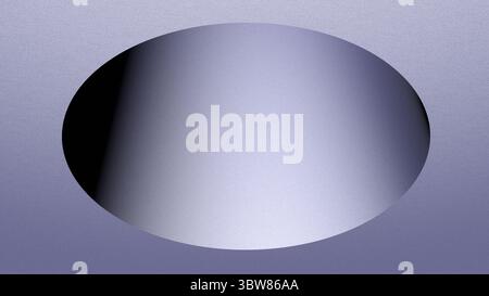 Abstrakter Hintergrund, geometrische Illustrationscomputer, der oval auf einem strukturierten grauen Hintergrund gerendert wird Stockfoto