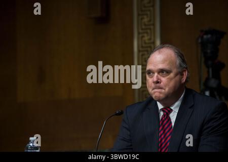 9. Dezember 2020, Washington, District of Columbia, USA: Charles W. Cook, Jr. tritt am Mittwoch, 9. Dezember 2020 vor einem Senatsausschuss für Umwelt und öffentliche Arbeiten â€“ SubCommittee on Clean Air and Nuclear Safety Hearing vor, um Mitglied des Board of Directors der Tennessee Valley Authority im Dirksen Senate Office Building am Capitol Hill in Washington, DC zu werden. Beschreibung: Rod Lamkey/CNP (Abbildung: © Rod Lamkey – CNP/CNP via ZUMA Wire) Stockfoto
