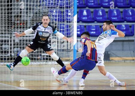 22. Dezember 2020, Barcelona, Spanien: Esquerdinha vom FC Barcelona während des LNFS-Spiels zwischen dem FC Barcelona und Pescados Ruben Burela im Palau Blaugrana in Barcelona. (Kreditbild: © Gerard Franco/DAX via ZUMA Wire) Stockfoto