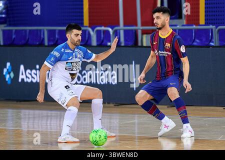 22. Dezember 2020, Barcelona, Spanien: Esquerdinha vom FC Barcelona während des LNFS-Spiels zwischen dem FC Barcelona und Pescados Ruben Burela im Palau Blaugrana in Barcelona. (Kreditbild: © Gerard Franco/DAX via ZUMA Wire) Stockfoto