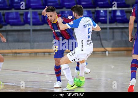 22. Dezember 2020, Barcelona, Spanien: Joselito vom FC Barcelona während des LNFS-Spiels zwischen dem FC Barcelona und Pescados Ruben Burela im Palau Blaugrana in Barcelona. (Kreditbild: © Gerard Franco/DAX via ZUMA Wire) Stockfoto