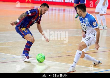 22. Dezember 2020, Barcelona, Spanien: Ximbinha vom FC Barcelona während des LNFS-Spiels zwischen dem FC Barcelona und Pescados Ruben Burela im Palau Blaugrana in Barcelona, Spanien. (Kreditbild: © Gerard Franco/DAX via ZUMA Wire) Stockfoto