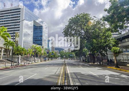 3. Januar 2021, Caracas, Miranda, Venezuela: Venezuela kehrt am kommenden Montag, den 4. Januar, in die radikale Quarantäne bis Sonntag, den 10. Januar, zurück und nimmt das 7+7-Programm aufgrund der Entwicklung des COVID-19 im Dezember 2020 wieder auf. (Bild: © Jimmy Villalta/ZUMA Wire) Stockfoto