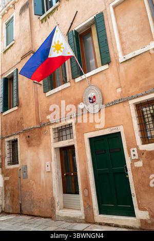 30. April 2021: Venedig während Covid19 Lockdown, Italien, Europa, KONSULAT DER PHILIPPINEN IN VENEDIG, ITALIEN (Bild: © Ania FreindorfZUMA Wire) Stockfoto
