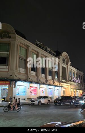 Hanoi, Vietnam - 10. Oktober 2024: Hinterstraße der Altstadt von Hanoi, Vietnam. Stockfoto