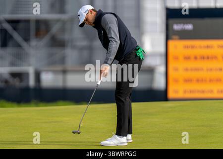 Portrush, Irland. Juli 2025. Während der ersten Runde der 153. Open Championship in Royal Portrush. Quelle: Tim Gray/Alamy Live News Stockfoto