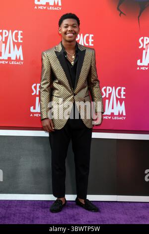 12. Juli 2021, Los Angeles, CA, USA: LOS ANGELES - JUL 12: Cedric Joe at the Space Jam: A New Legacy Premiere am Microsoft Theater am 12. Juli 2021 in Los Angeles, CA (Credit Image: © Kathy Hutchins via ZUMA Wire) Stockfoto