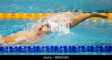 25. Juli 2021, Tokio, Japan: USAâ Chase KALISZ gewinnt die Goldmedaille im Menâ 400-m-Einzelmedley Sonntag im Tokyo Aquatiocs Center. (Bild: © Daniel A. Anderson/ZUMA Press Wire) Stockfoto
