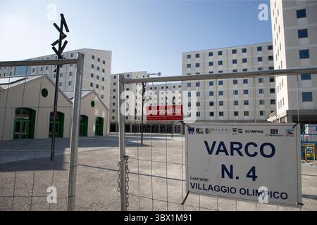 Mailand, Italien. Juli 2025. Villaggio Olimpico Milano - Italia - Cronaca Giovedì, 17 Luglio, 2025 (Foto di Marco Ottico/Lapresse) Olympisches Dorf Mailand - Italien - Nachrichten Donnerstag, 17. Juli 2025 (Foto: Marco Ottico/Lapresse) Credit: LaPresse/Alamy Live News Stockfoto