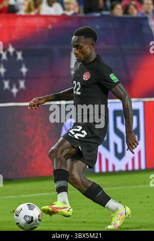 5. September 2021: Kanadas Verteidiger Richie Laryea (22) im Nissan Stadium in Nashville, TN, im Qualifikationsspiel zur Weltmeisterschaft. Kevin Langley/CSM(Kreditbild: &Copy; Kevin Langley/CSM via ZUMA Wire) Stockfoto