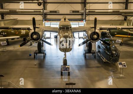 21. Januar 2020, Tucson, Arizona, USA: Ein nordamerikanischer B-25J Mitchell Mittelbomber im Pima Air & Space Museum, Tucson, Arizona. (Kreditbild: © Jon G. Fuller/VW Pics via ZUMA Press Wire) Stockfoto