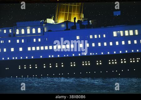 Offizielle Titanic-Ausstellung im Inmersa-Raum in Barcelona, Katalonien, Spanien Stockfoto