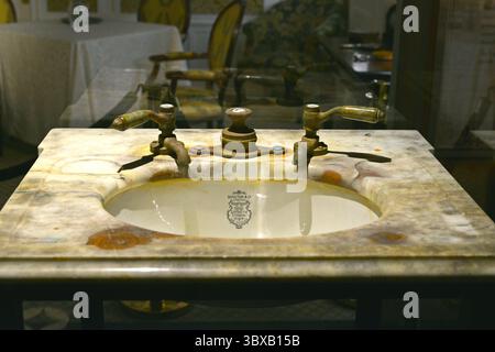 Offizielle Titanic-Ausstellung im Inmersa-Raum in Barcelona, Katalonien, Spanien Stockfoto