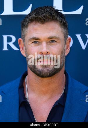 London, Großbritannien. Juli 2025. Chris Hemsworth besuchte die Premiere von Limitless: Live Better Now am 17. Juli 2025 in London. Foto: Stuart Hardy/ABACAPRESS.COM Credit: Abaca Press/Alamy Live News Stockfoto