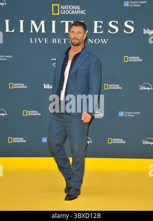 London, Großbritannien. Juli 2025. Chris Hemsworth bei der britischen Fernsehpremiere „Limitless: Live Better Now“, Odeon Luxe Leicester Square, Leicester Square, am Donnerstag, den 17. Juli 2025 in London, England, Großbritannien. CAP/CAN © CAN/Capital Pictures Credit: Capital Pictures/Alamy Live News Stockfoto