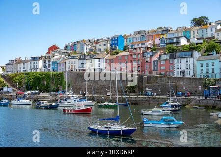 Der Hafen von Brixham, Devon, England Stockfoto
