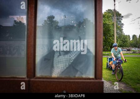 Berlin Mitte, Mauergedenkstätte an der Bernauer Straße zwischen Mitte und Gesundbrunnen, Günter Litfin - 18.07.2025 Berlin Mauergedenkstätte *** Berlin Mitte, Mauergedenkstätte an der Bernauer Straße zwischen Mitte und Gesundbrunnen, Günter Litfin 18 07 2025 Berliner Mauerdenkstätte Stockfoto