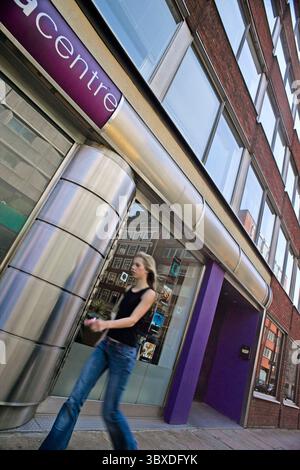 Chadwickham House, Bolsover Street, Fitzrovia, Central London, als 2004 neu renoviert wurde Stockfoto