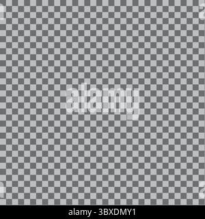 Hintergrund des Schachbrettmusters. Raster mit grauen Quadraten. Nahtlose Fliesenstruktur. Abstrakte Vektorfläche. Stock Vektor