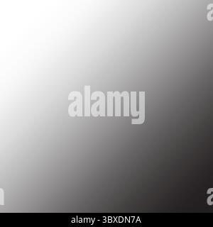 Grauer verlaufender Hintergrund. Weiche Farbübergänge. Übergang von Hell zu Dunkel. Illustration des Vektorhintergrunds. Stock Vektor