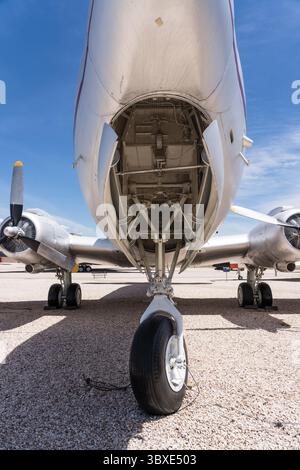 1. Juni 2021, Hill Air Force Base, Utah, Vereinigte Staaten: Ein militärisches Transportflugzeug des Typs Douglas C-54 Skymaster im Hill Aerospace Museum in Utah. (Kreditbild: © Jon G. Fuller/VW Pics via ZUMA Press Wire) Stockfoto