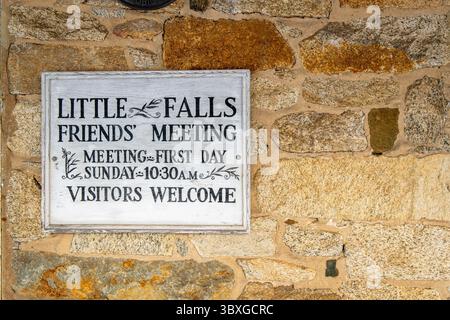 Dezember 2020, Fallston, Maryland, USA: Little Falls Friends Meeting - Quaker Meeting House in Harford County Maryland (Foto: © Edwin Remsberg/VW Pics via ZUMA Press Wire) Stockfoto