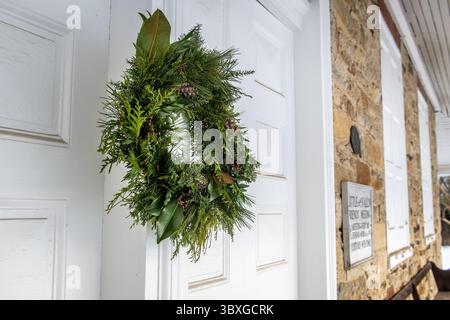 Dezember 2020, Fallston, Maryland, USA: Little Falls Friends Meeting - Quaker Meeting House in Harford County Maryland (Foto: © Edwin Remsberg/VW Pics via ZUMA Press Wire) Stockfoto