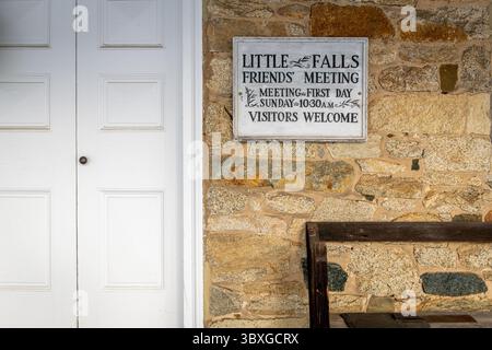 Dezember 2020, Fallston, Maryland, USA: Little Falls Friends Meeting - Quaker Meeting House in Harford County Maryland (Foto: © Edwin Remsberg/VW Pics via ZUMA Press Wire) Stockfoto