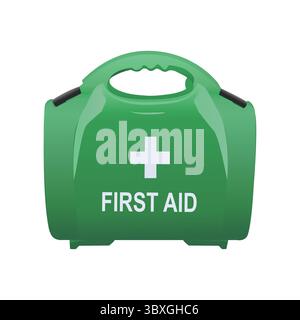 Erste-Hilfe-Kasten Illustration vektorbasierte Zeichnung Vol. 01 Stock Vektor