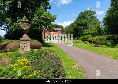 Vernon Park Café im alten Museumsgebäude in Stockport, Greater Manchester, England. Stockfoto