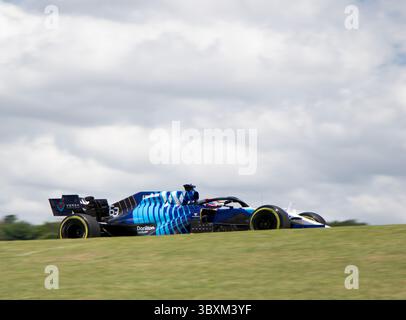 November 2021, Sao Paulo, Sao Paulo, Brasilien: GEORGE RUSSELL, von Williams Racing, fährt während des Qualifyings vor dem Formel-1-Grand-Prix von Sao Paulo 2021 auf der Interlagos-Strecke am 13. November in Sao Paulo, Brasilien. Der große preis wird am kommenden Sonntag, dem 14. November, gefeiert. (Kreditbild: © Paulo Lopes/ZUMA Press Wire) Stockfoto