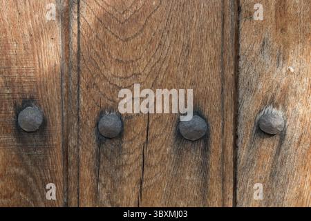 Dark grunge Holzpaneelen. Planken Hintergrund. Alte Mauer Holzboden vintage Stockfoto