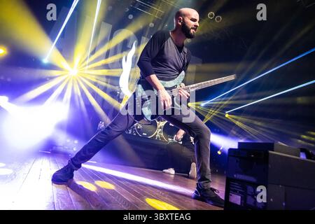 5. Dezember 2021, Houston, Missouri, USA: Der für Grammy nominierte Künstler August Burns Red trat am 5. Dezember 2021 (12.05.21) im House of Blues in Houston, Texas auf. Foto von DUSTIN DAVIDSON. (Bild: © Michael Mullenix/ZUMA Press Wire) Stockfoto