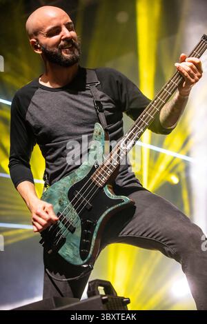 5. Dezember 2021, Houston, Missouri, USA: Der für Grammy nominierte Künstler August Burns Red trat am 5. Dezember 2021 (12.05.21) im House of Blues in Houston, Texas auf. Foto von DUSTIN DAVIDSON. (Bild: © Michael Mullenix/ZUMA Press Wire) Stockfoto